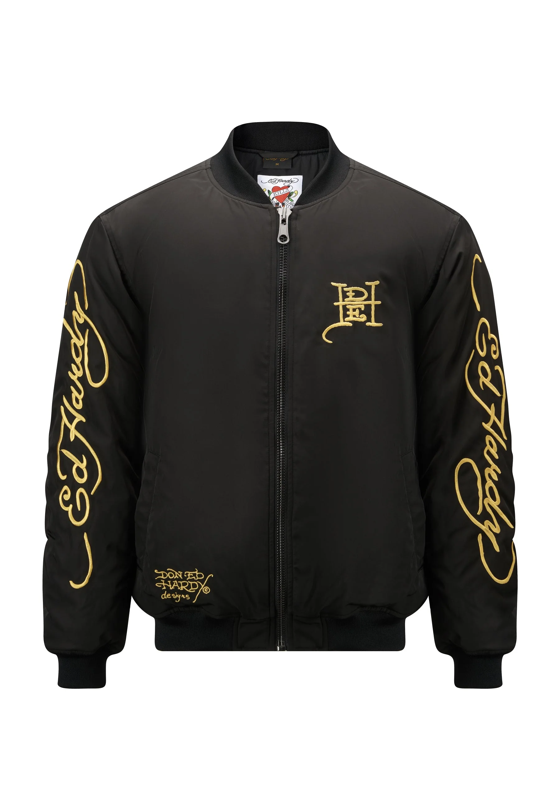 Mens La-Tiger-Roar Bomber Jacket - Black - Image 3