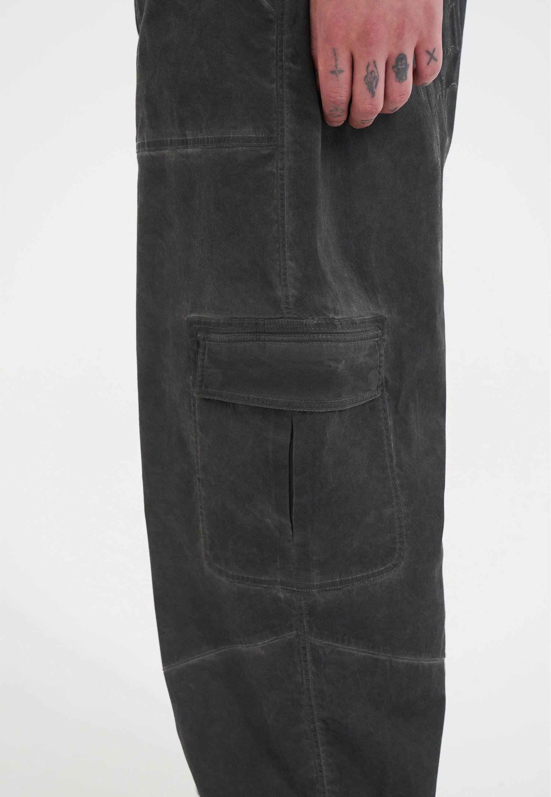 Mens Angel Track Pants - Grey - Image 7