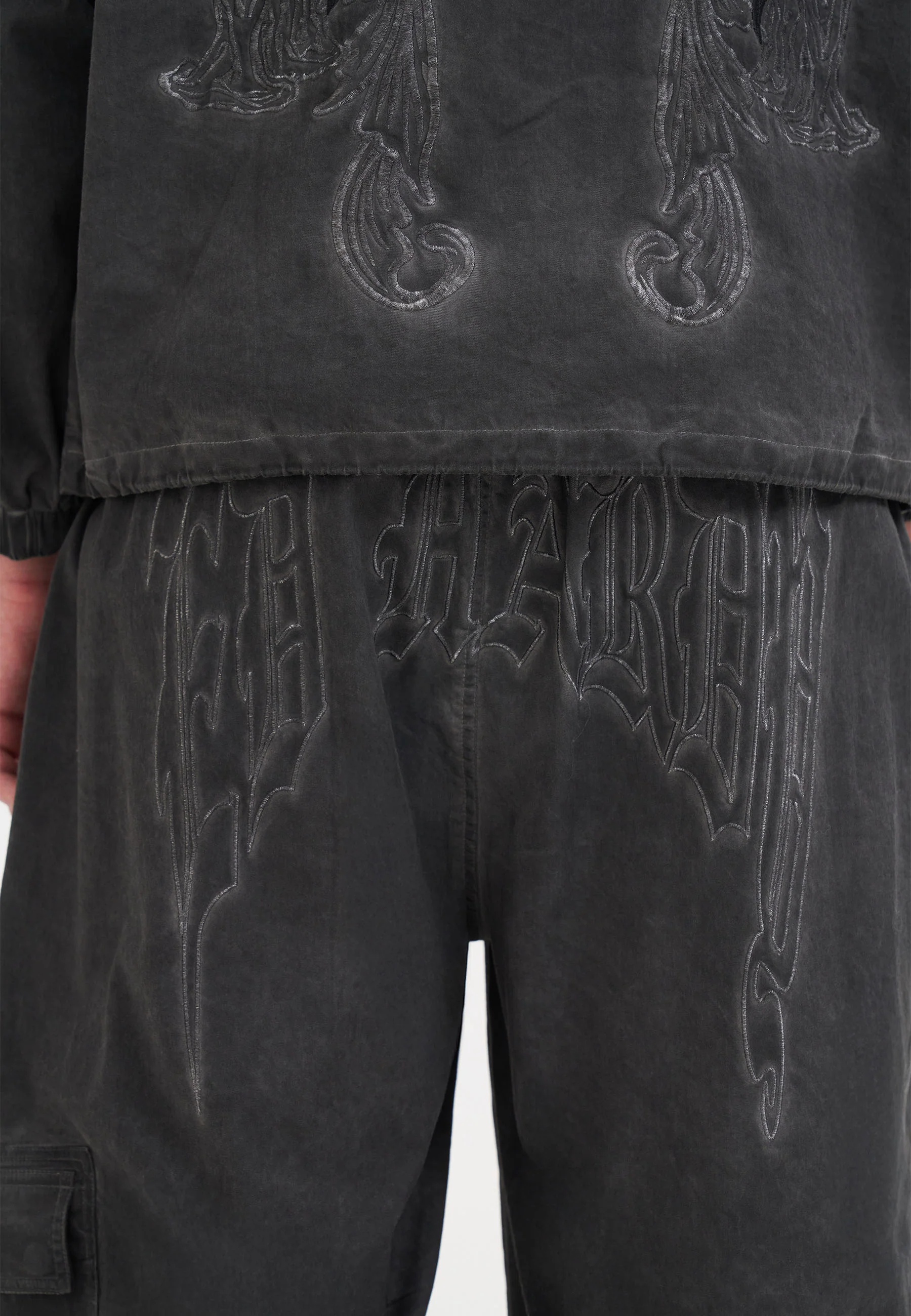 Mens Angel Track Pants - Grey - Image 9