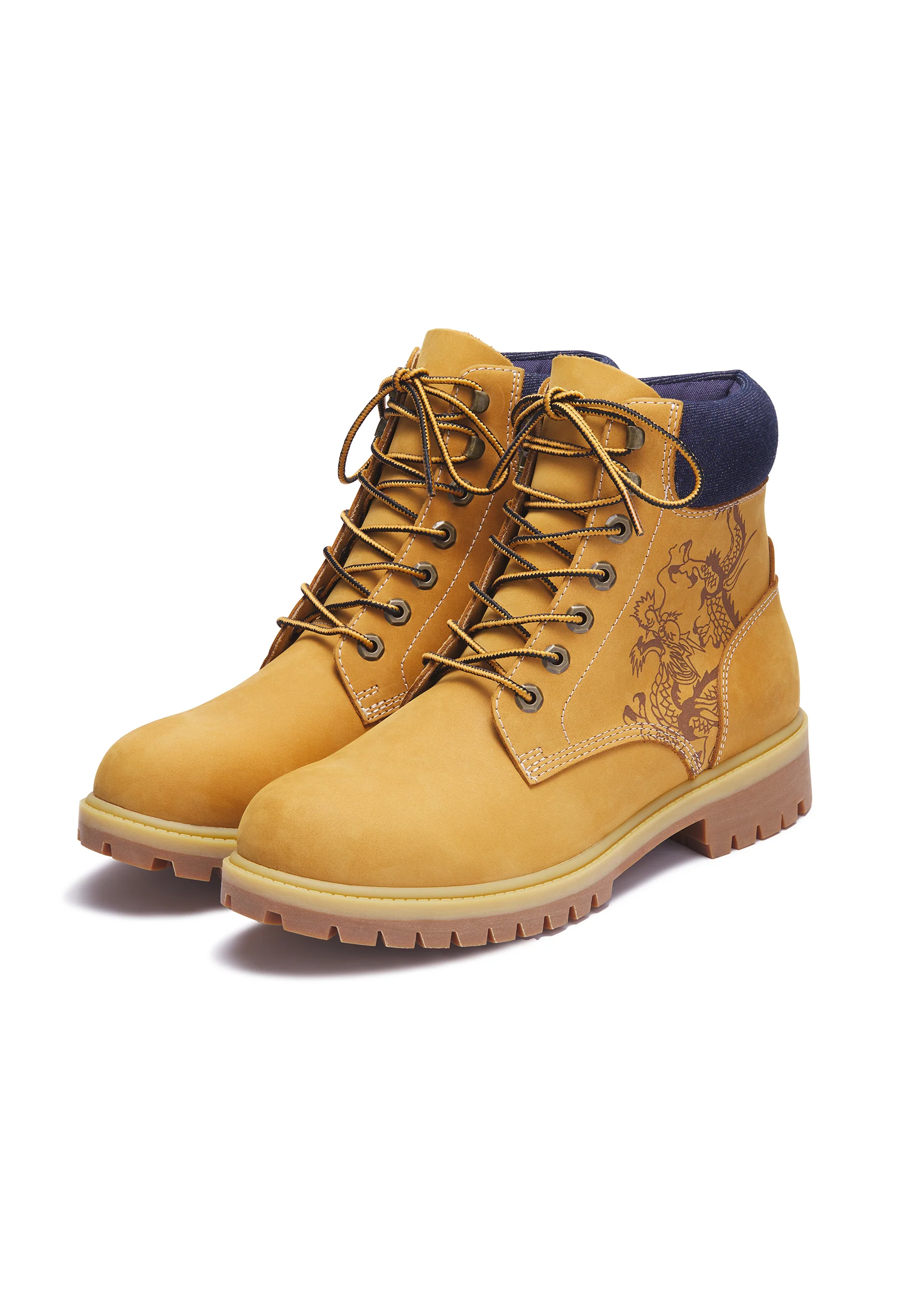 Mens Dancing Dragon Work Boot - Tan - Image 3