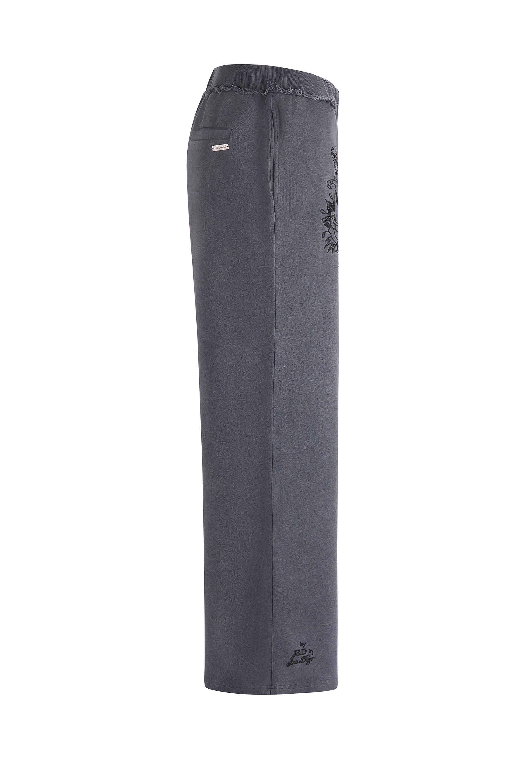 Mens Love Is Eternal Relaxed Joggers - Grey - Image 11