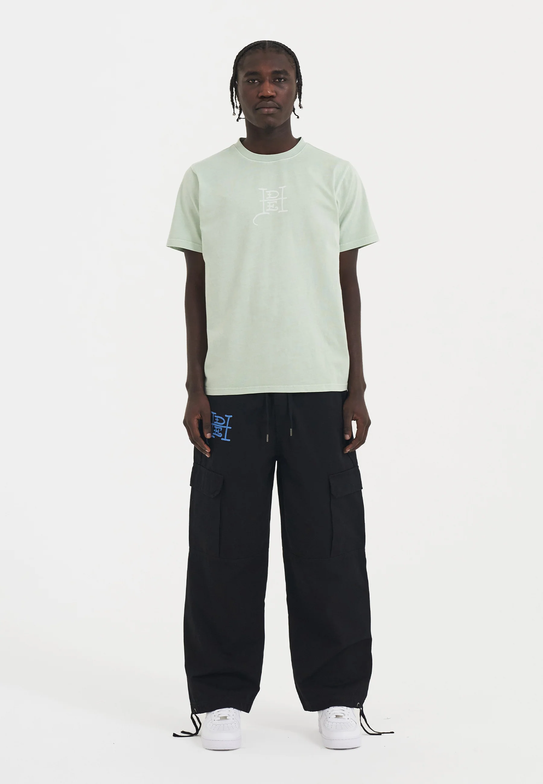 Mens Mono Racing Tiger Tshirt - Light Green - Image 5