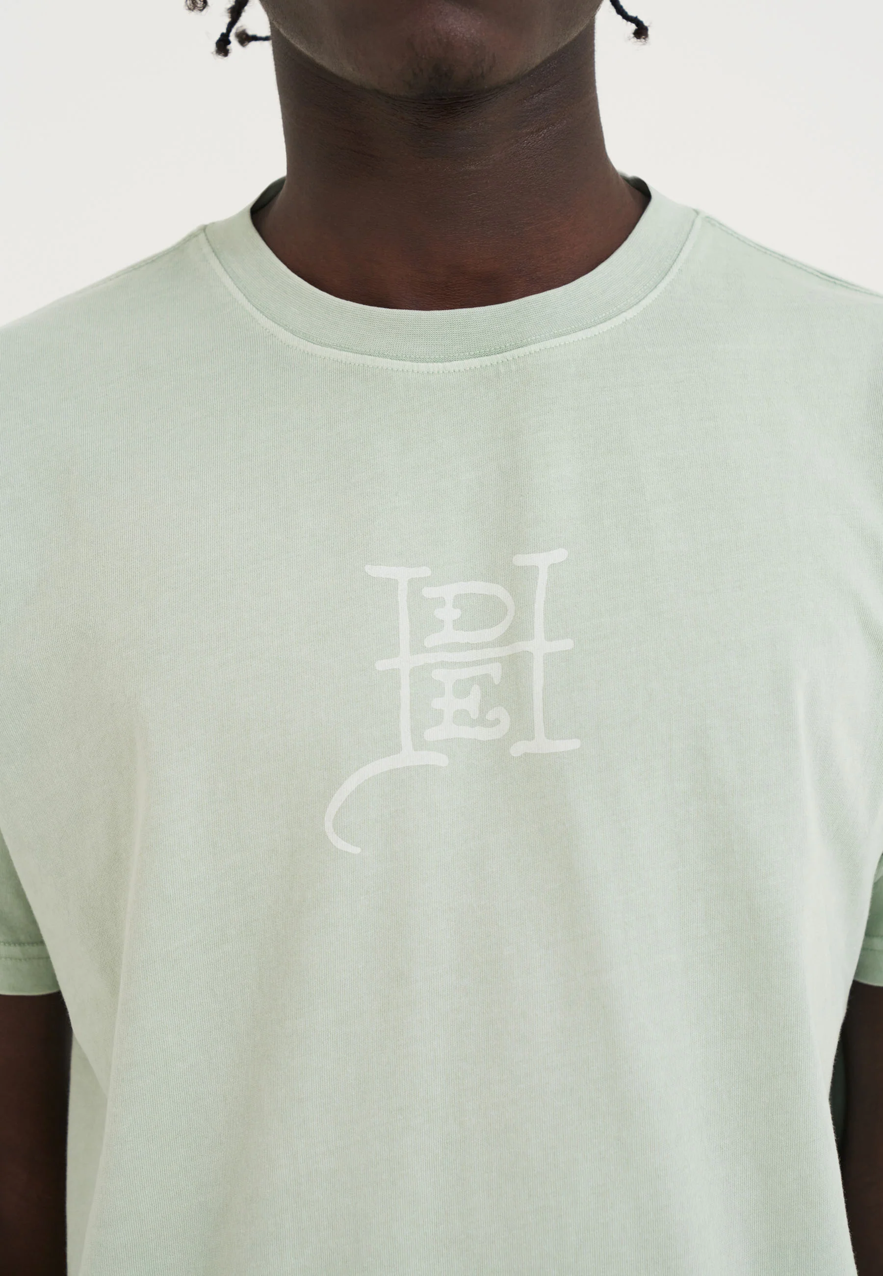 Mens Mono Racing Tiger Tshirt - Light Green - Image 6