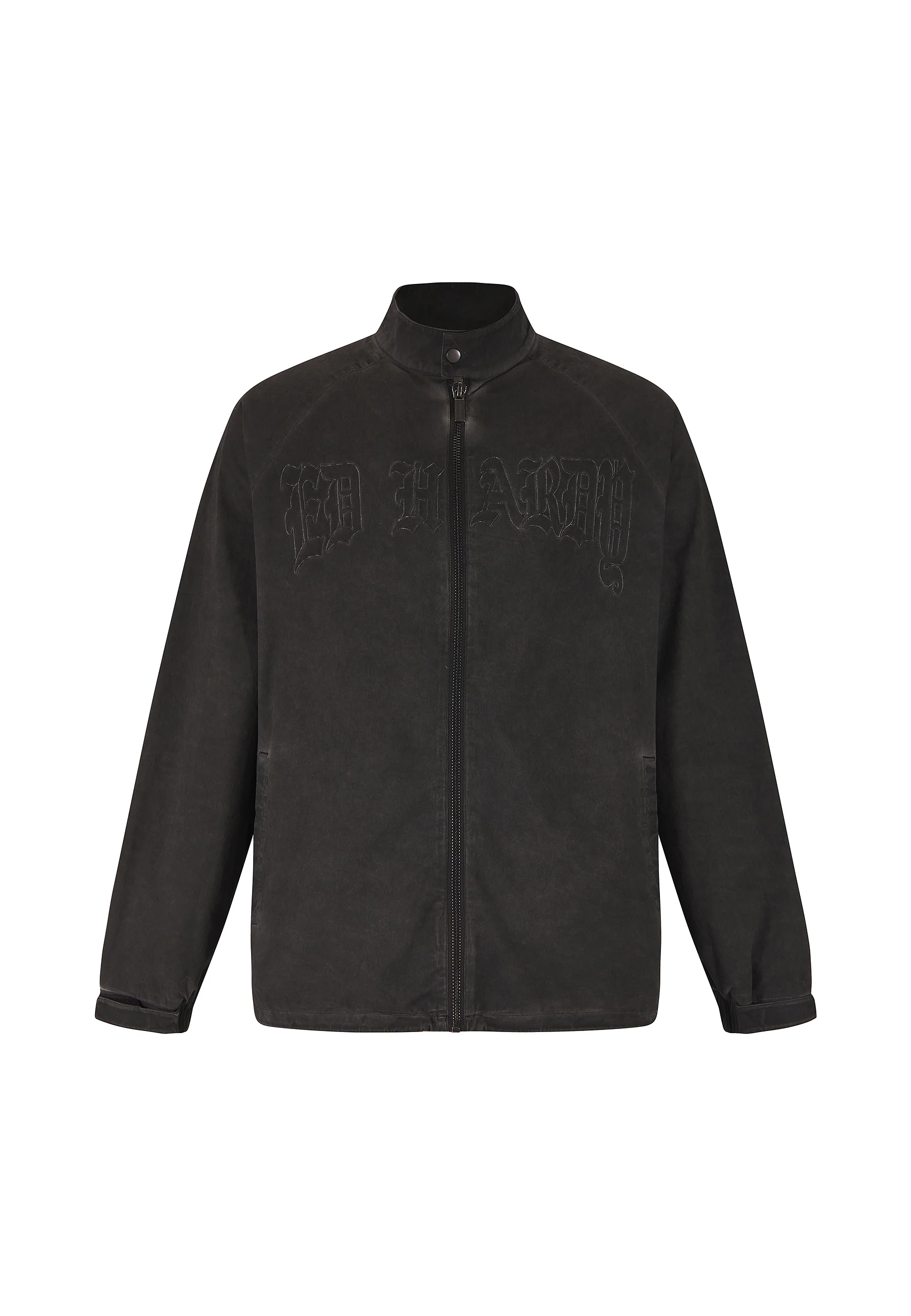 Mens Snake And Angel Track Jacket - Grey - Image 8