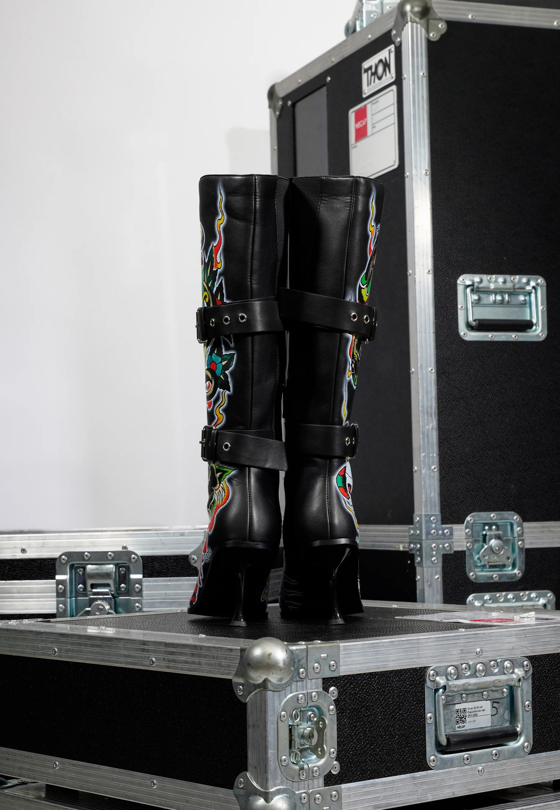 Tattoo Belt Boot - Black - Image 3