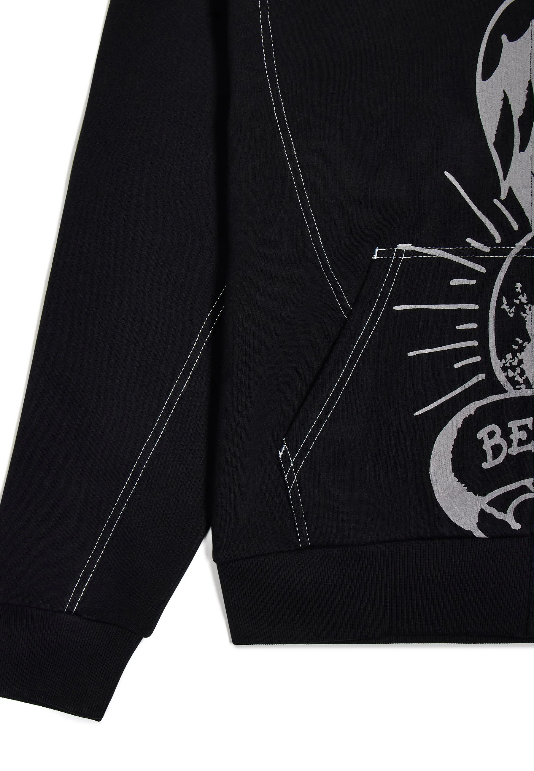 Trapstar X Ed Hardy DBD Tracksuit Hoodie - Black - Image 8